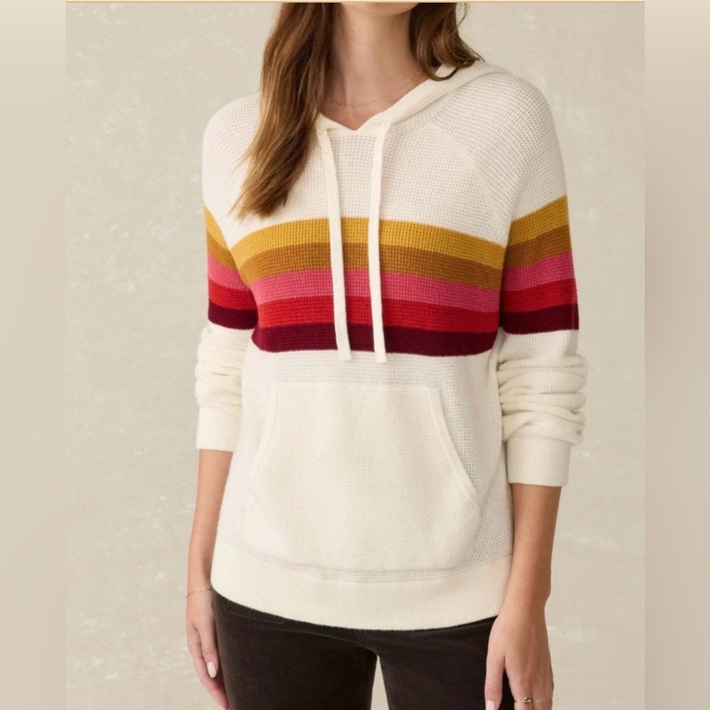 Faherty Throwback Waffle Hoodie